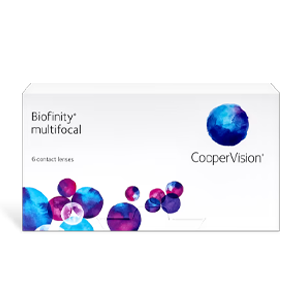 CooperVision Biofinity multifocal contact lenses box